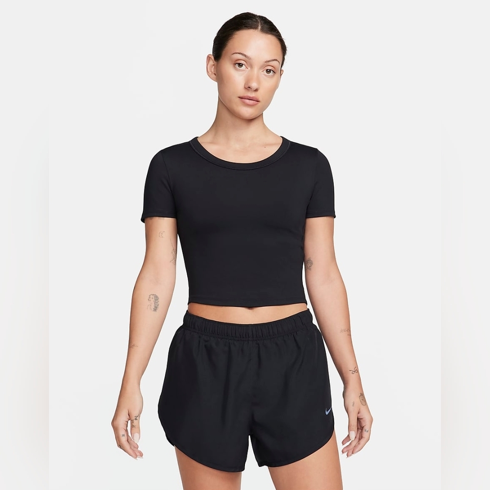 Nike One FittedWomen's Dri-FIT Short-Sleeve Cropped Top Sz XL NWT